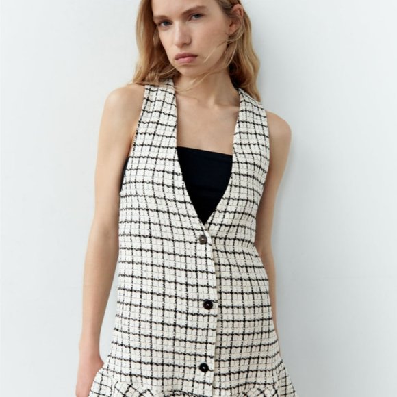 PLAID DRESS - Picture 3 of 14